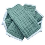 Muslin Burp Cloths 4 Pack Large 20" by 10" 100% Cotton 6 Layers Extra Absorbent and Soft by Synrroe - Image 6